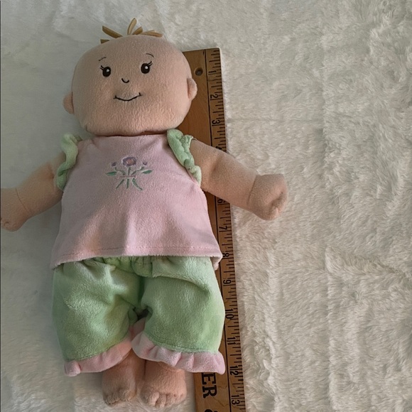 Manhattan Wee Baby Doll with Pink and Green Outfit 13” - Picture 6 of 6